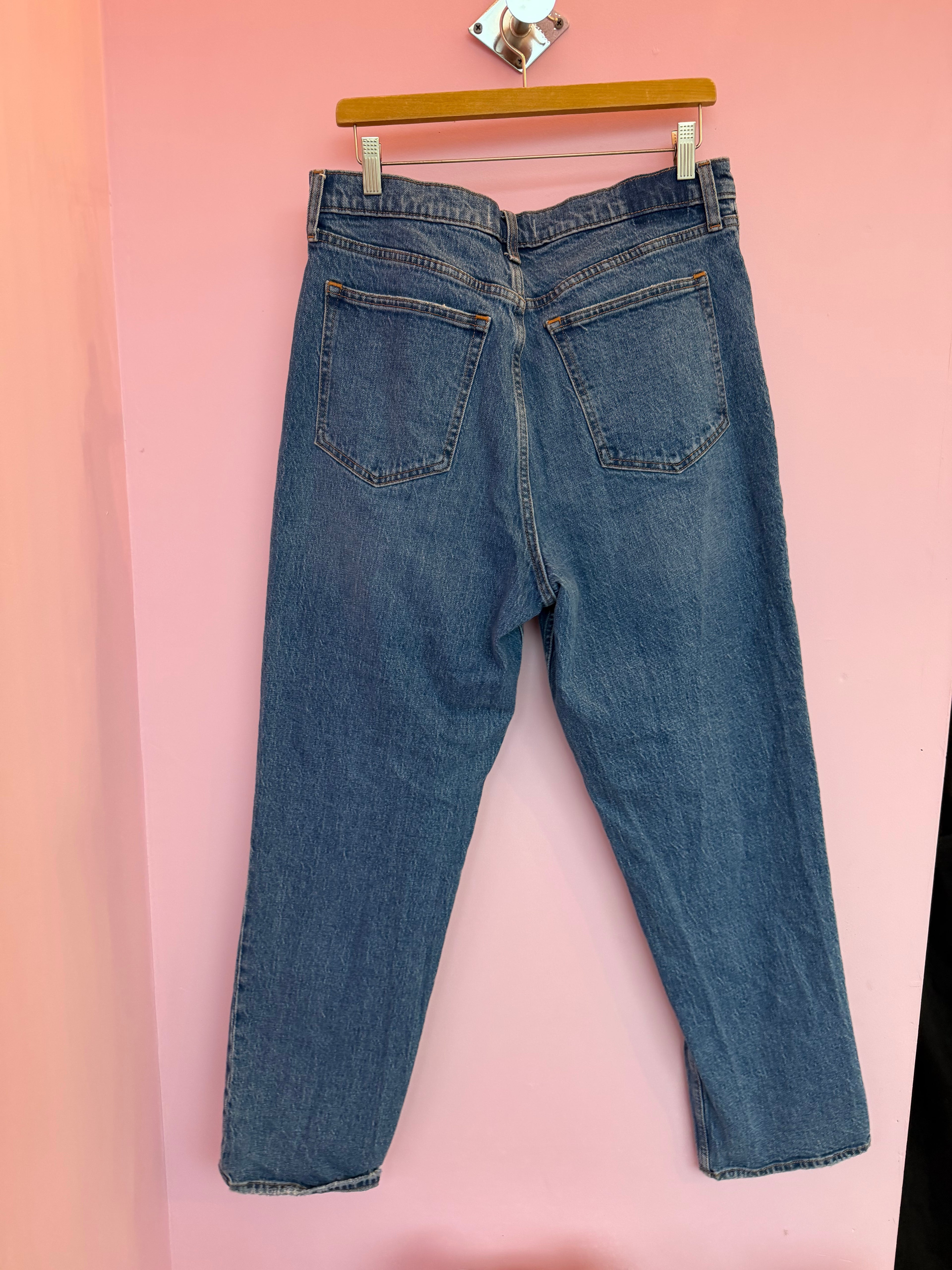 Abercrombie & Fitch 90s straight ultra high rise