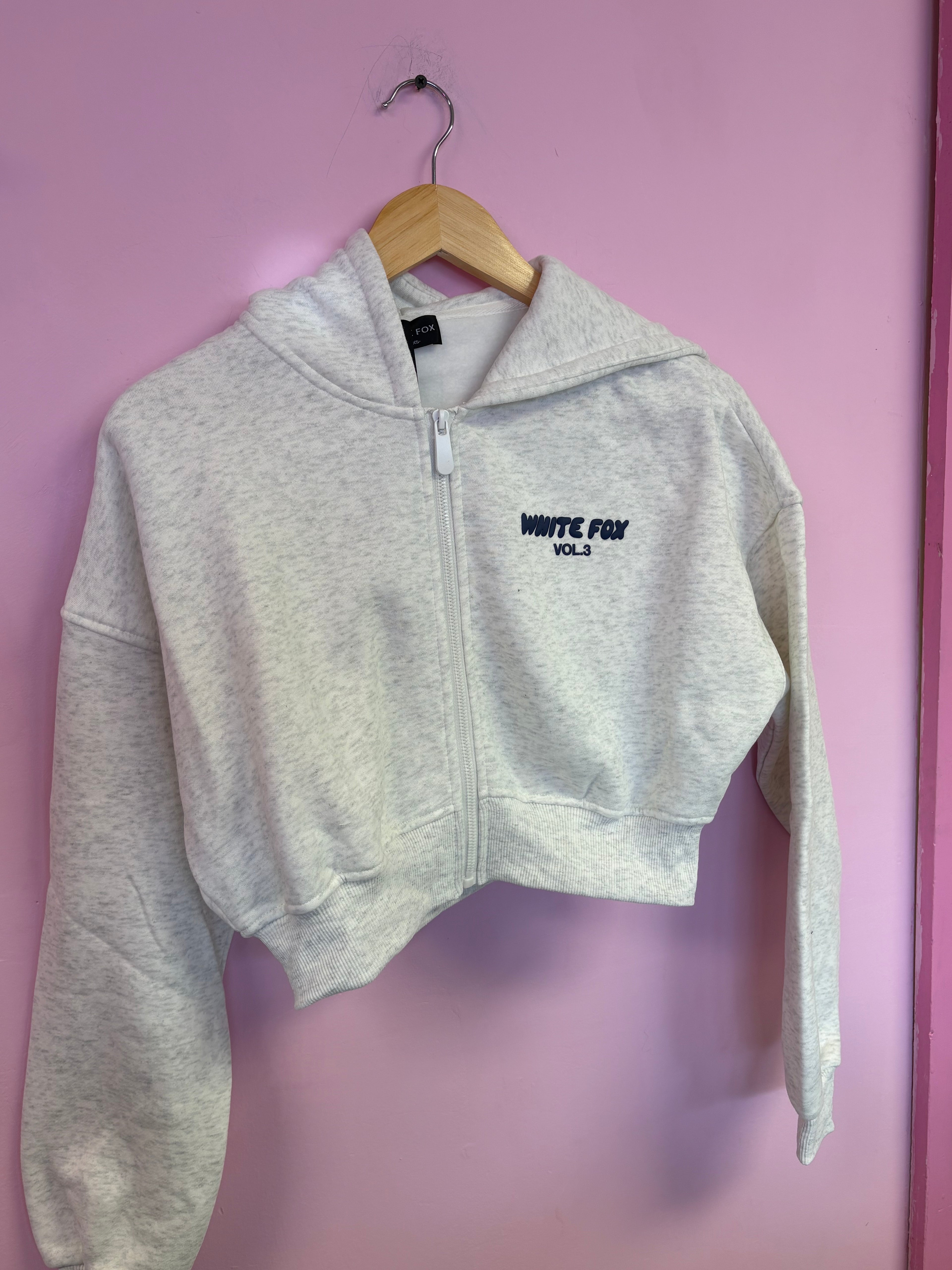 Whitefox cropped hoodie xxs/xs