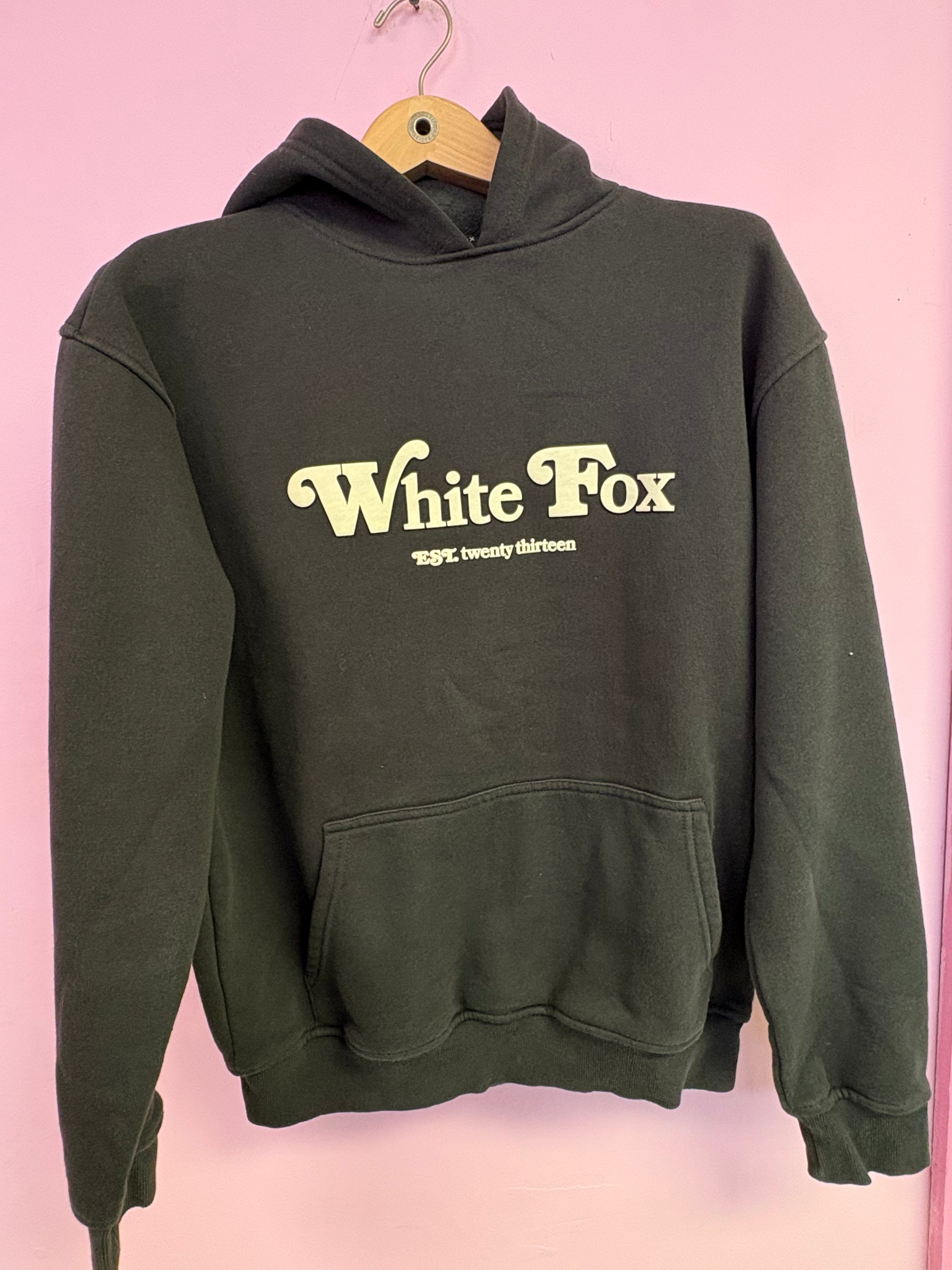 White fox twin flame hoodie s/m