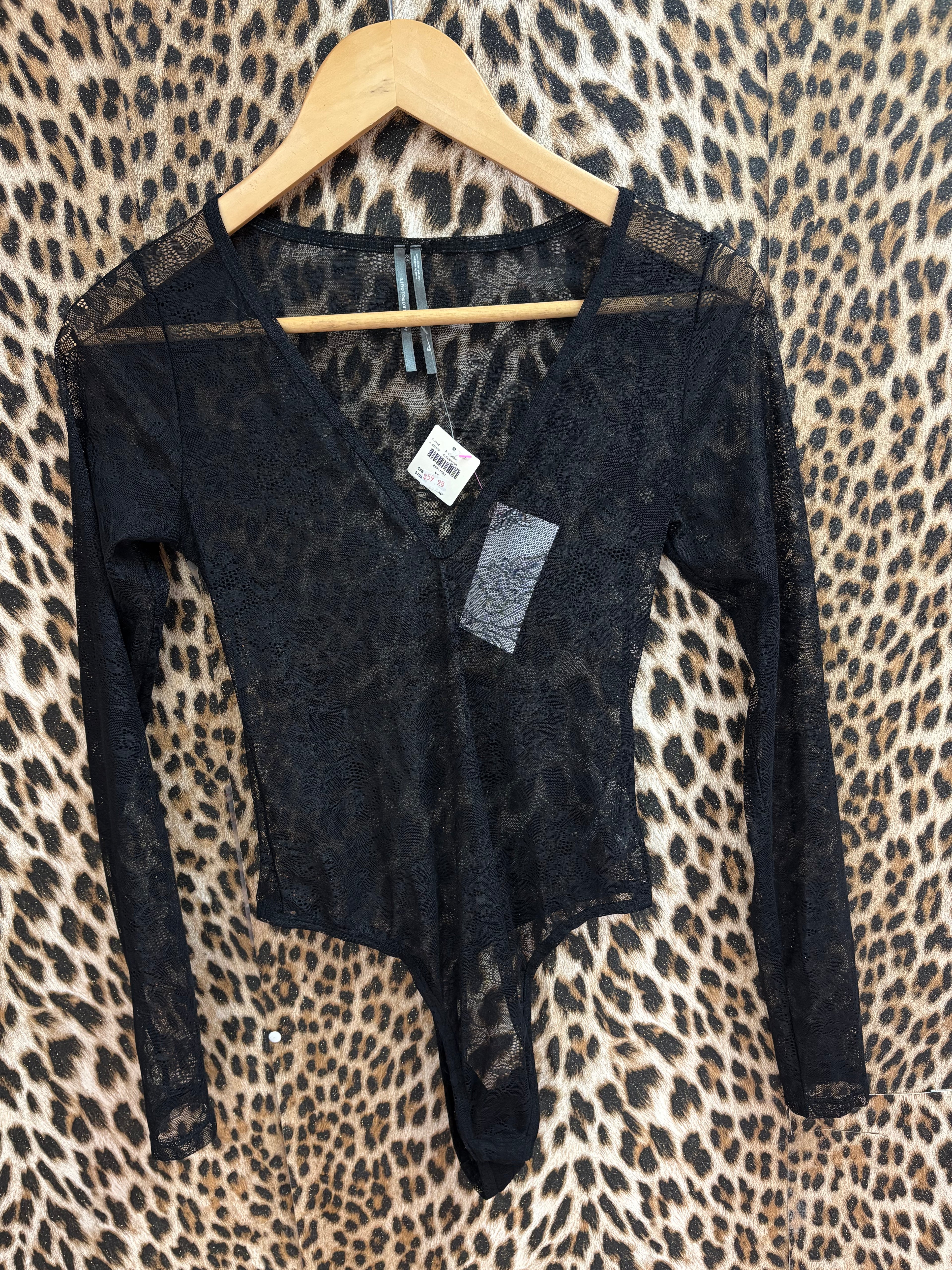 Anthropologie lace bodysuit XS