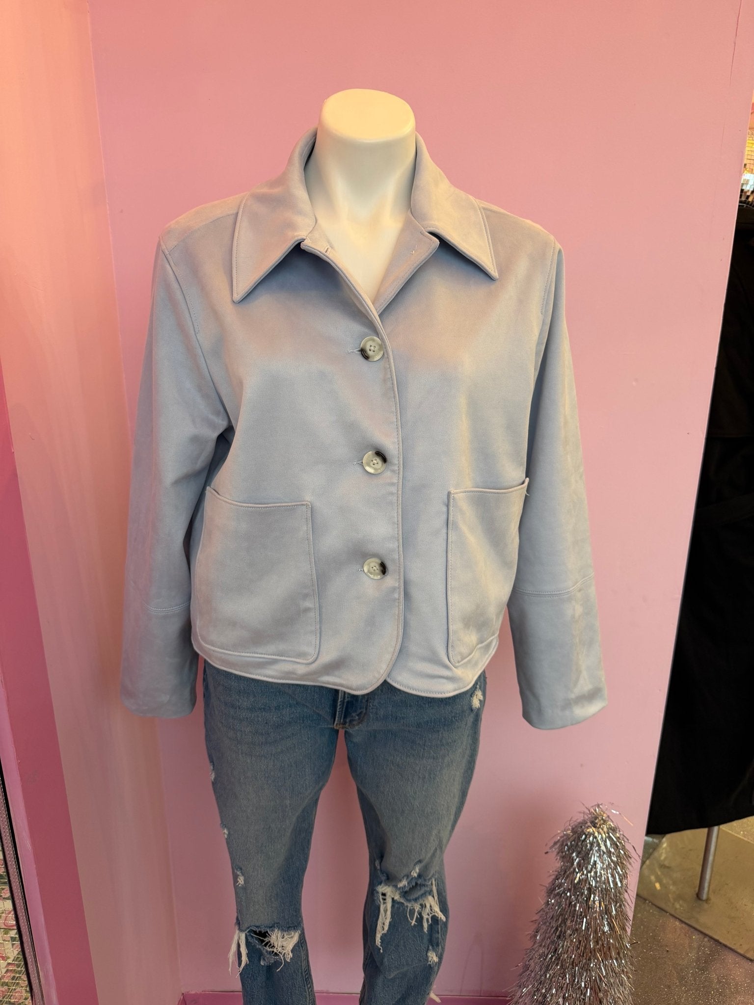 Abercrombie & Fitch Vegan Suede Jacket - Cool Girl